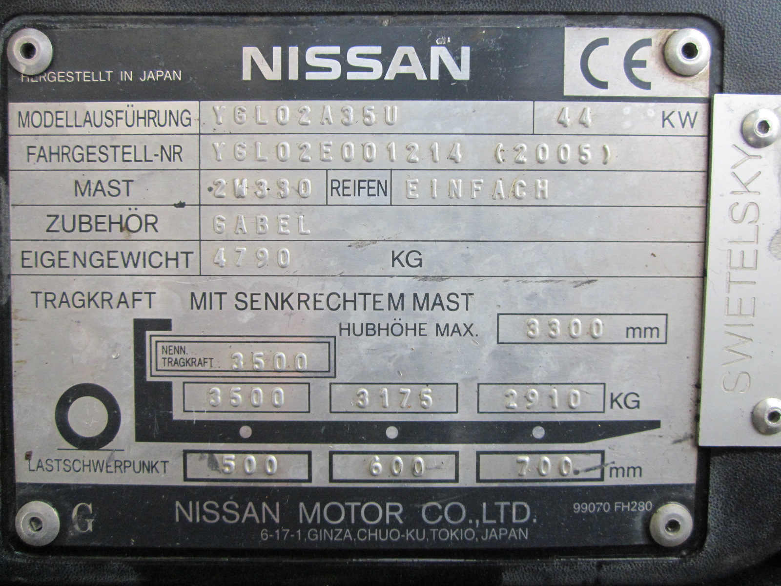 Nissan YGL02A35U