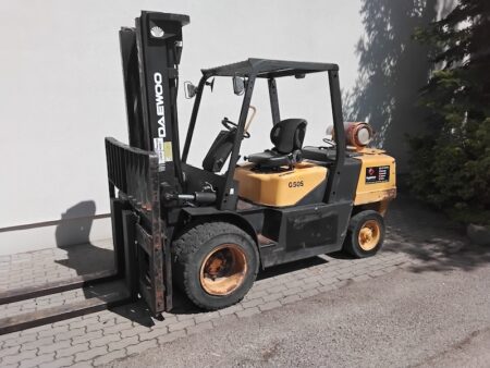 Daewoo G50S gázüzemű használt targonca