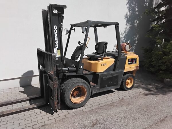 Daewoo G50S gázüzemű használt targonca