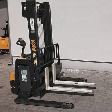 YALE MS16SL elektromos használt gyalogkíséretű magasemelésű raktártechnikai targonca