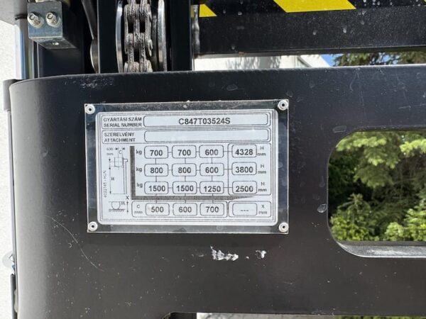 YALE MS15X elektromos használt targonca